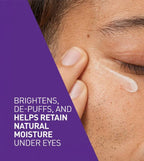 SlimBag Skin Renewing Vitamin C Eye Cream tube with applicator, designed to brighten and reduce puffiness around the eyes.