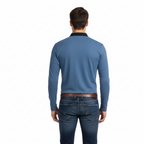 Men's Long Sleeve Polo | Classic Collar - photo 3