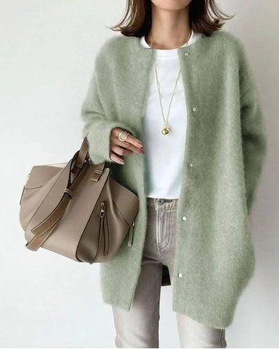 Danielle - Damesvest van wol en mohair