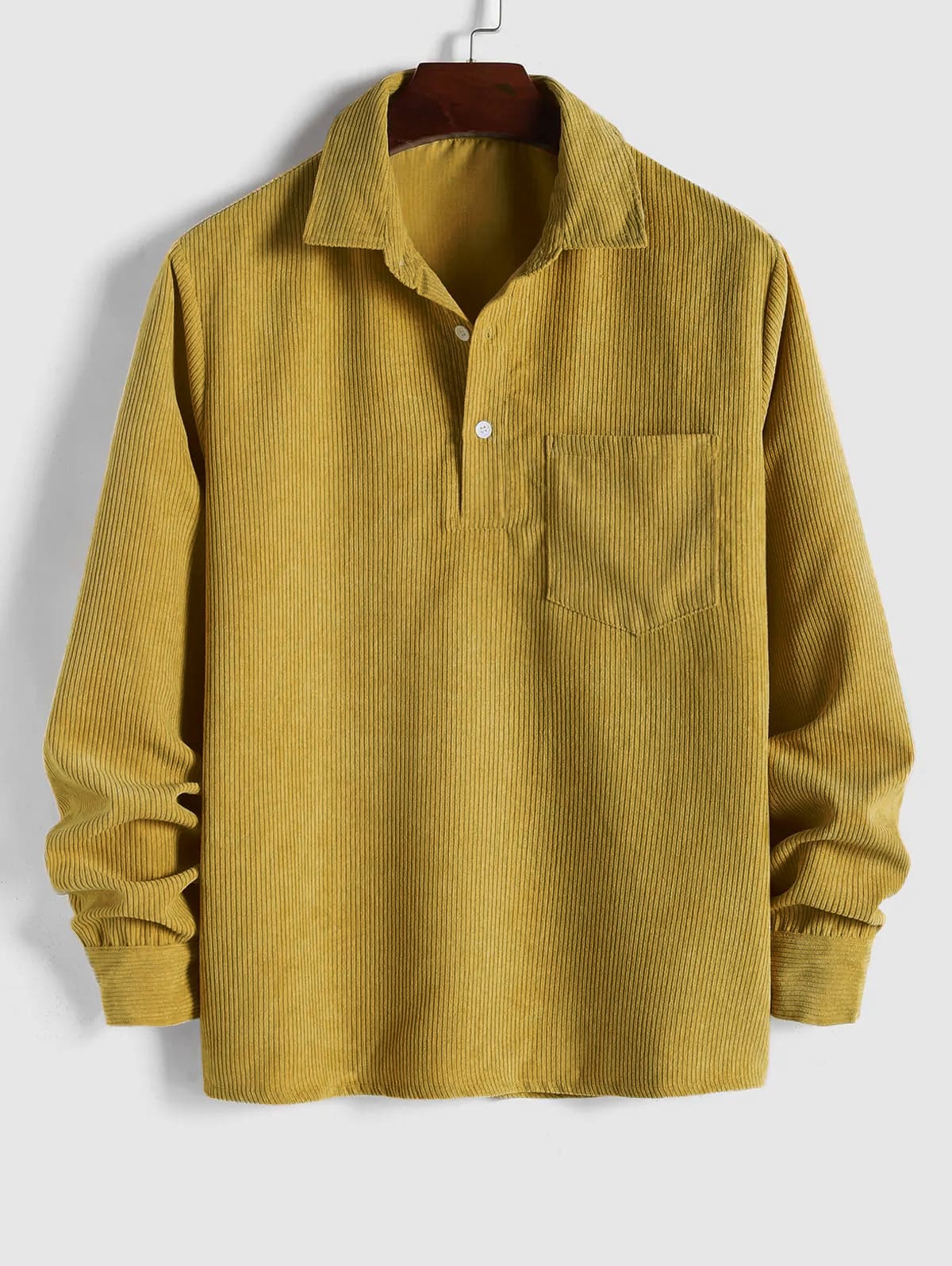 Men's Half-Button Shirt | Long Sleeve - photo 6