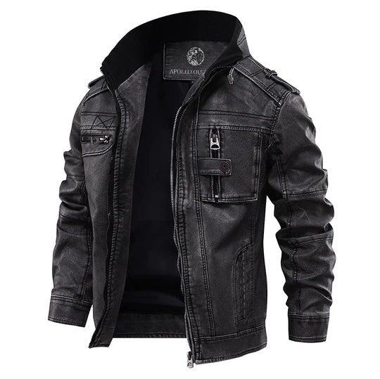 Stylish leather jacket for men
