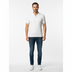 Men's Short Zip Polo | Classic Collar - photo 2
