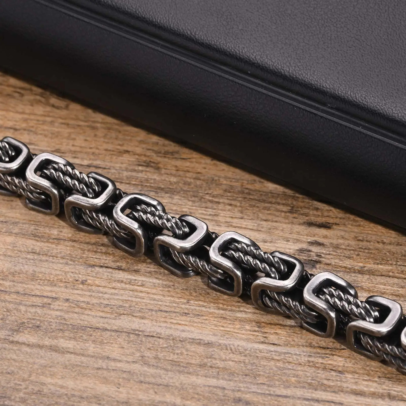 Men's Thick Byzantine Bracelets