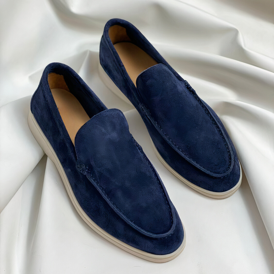 Vintage Loafers with Low Heel for Men