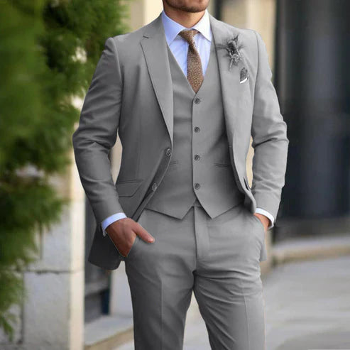 3-Piece Slim Suit for Men