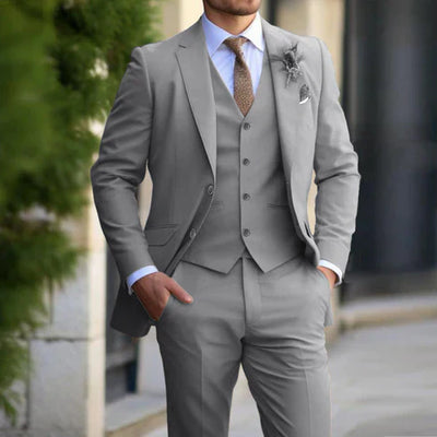 3-Piece Slim Suit for Men