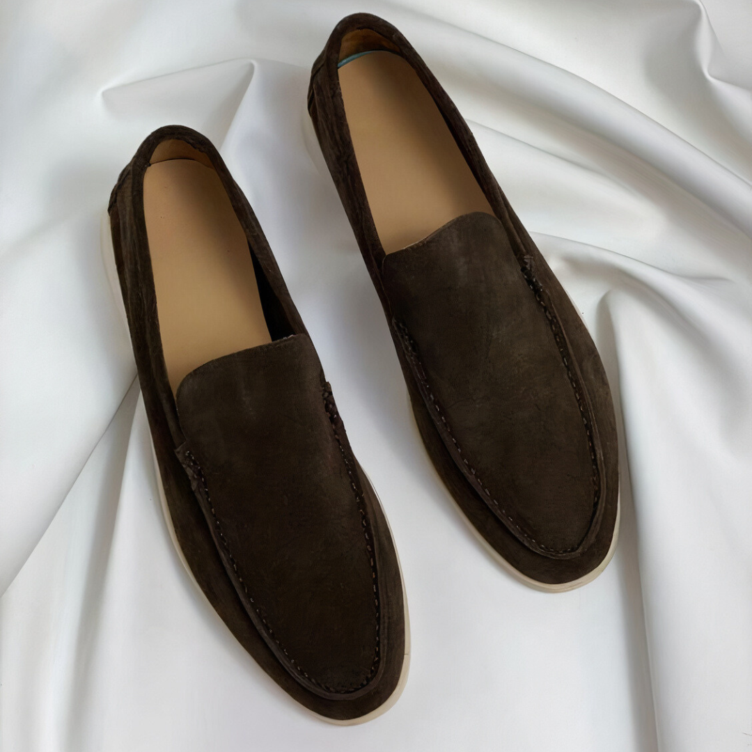 Vintage Loafers with Low Heel for Men