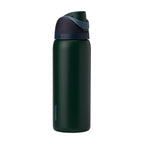 Owala FreeSip Insulated Stainless Steel Water Bottle with Straw, BPA-Free Sports Water Bottle, Great for Travel, 24 Oz, Very, Very Dark | Insulated, with Straw, for Sports, Travel, and School, BPA-Free