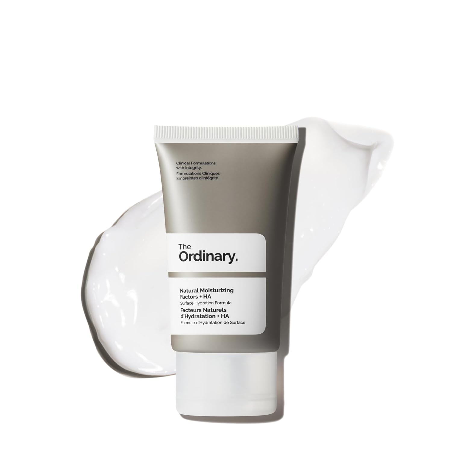 SlimBag Natural Moisturizing Factors with Hyaluronic Acid bottle showing lightweight hydrating skincare for skin barrier support.