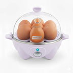 DASH Electric Rapid Egg Cooker for Hard Boiled/Poached/Scrambled Eggs or Omelets with Auto Shut-Off Feature, Black, 7 Egg Capacity