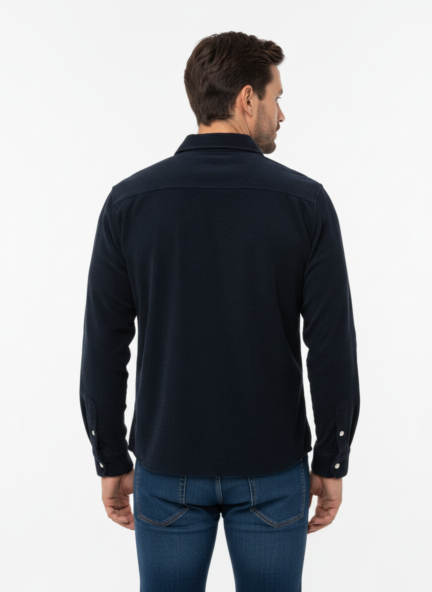 Men's Half-Button Shirt | Long Sleeve - photo 3