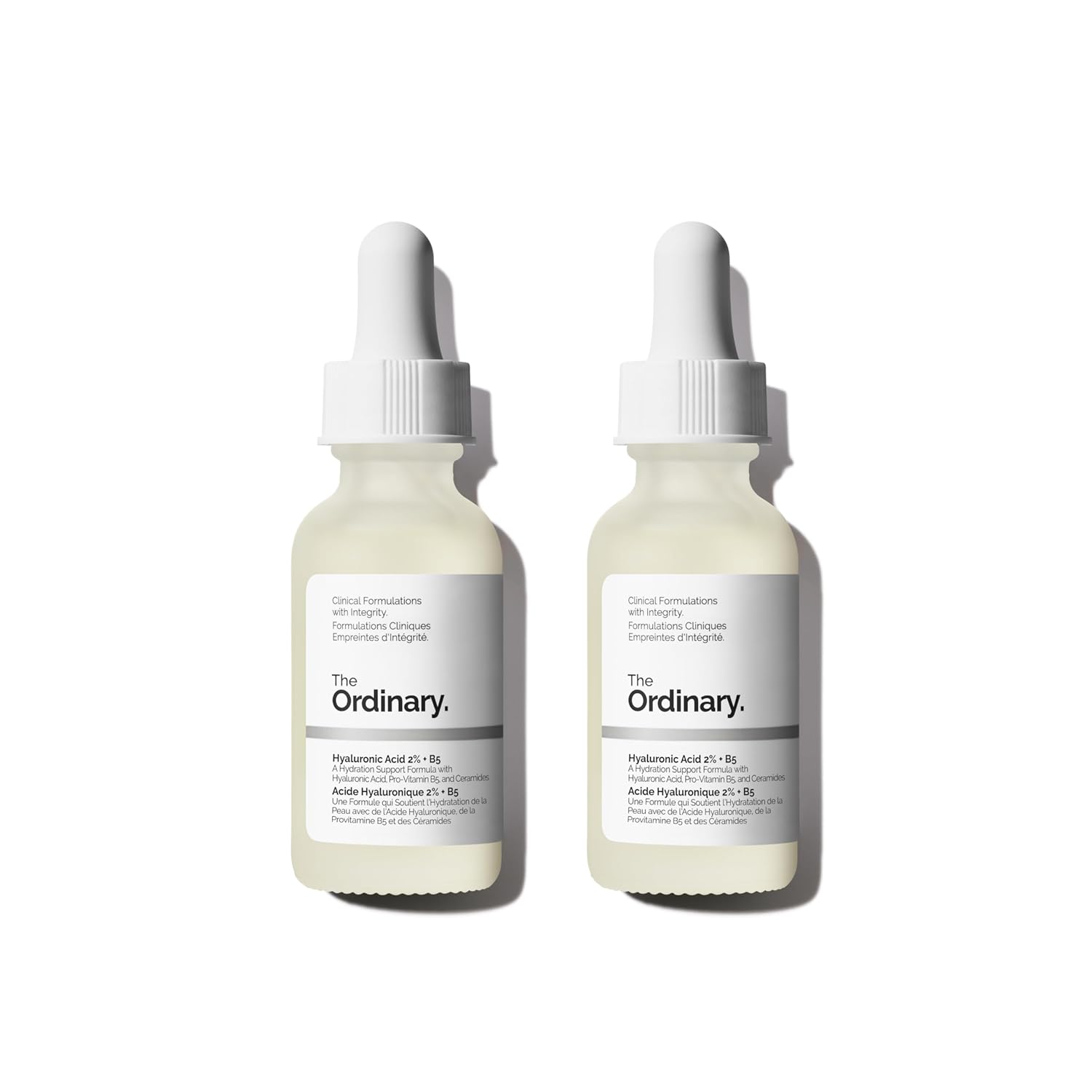 SlimBag Hyaluronic Acid 2% + B5 serum with ceramides in a dropper bottle, designed for hydrating and plumping skin.