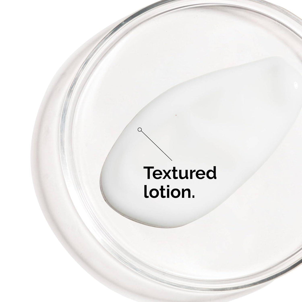 The Ordinary Vitamin C Suspension 23% with Hyaluronic Acid Spheres serum in a clear bottle, featuring a white pump dispenser.