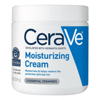 SlimBag CeraVe Moisturizing Cream for dry skin, body and face, with hyaluronic acid and ceramides in a 19 oz jar