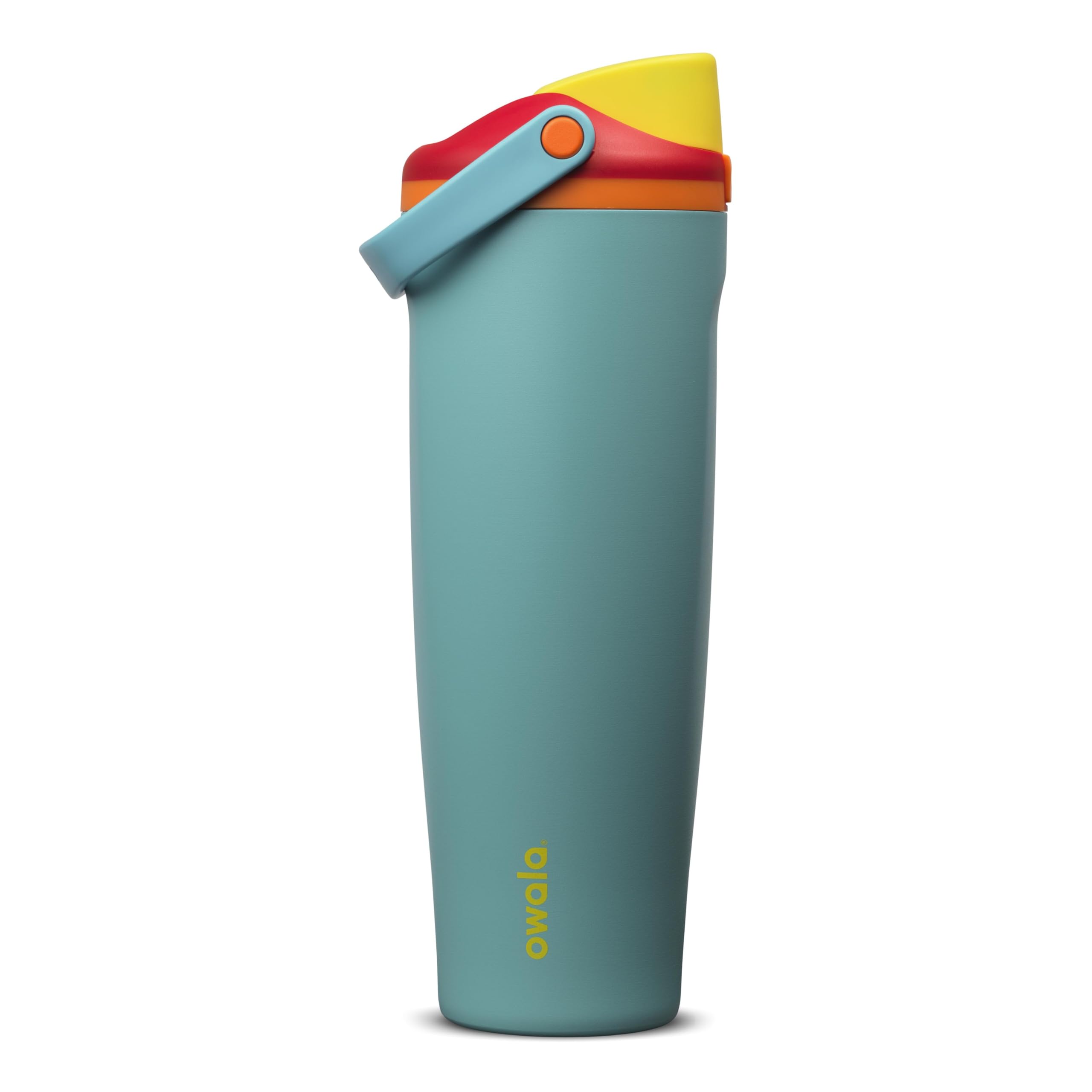 Owala FreeSip Sway Insulated Stainless Steel Water Bottle with Two-Way Spout, Built-In Straw and Bucket Handle, Made for Travel, School, and Sports, 40oz, BPA Free, Leak Proof, Putting Green