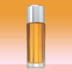 Calvin Klein Escape floral perfume bottle with notes of apricot, jasmine, amber, sandalwood, vanilla, and musk.