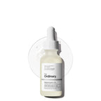 SlimBag skincare product featuring The Ordinary Hyaluronic Acid 2% + B5 hydration serum with ceramides for plumper, smoother skin
