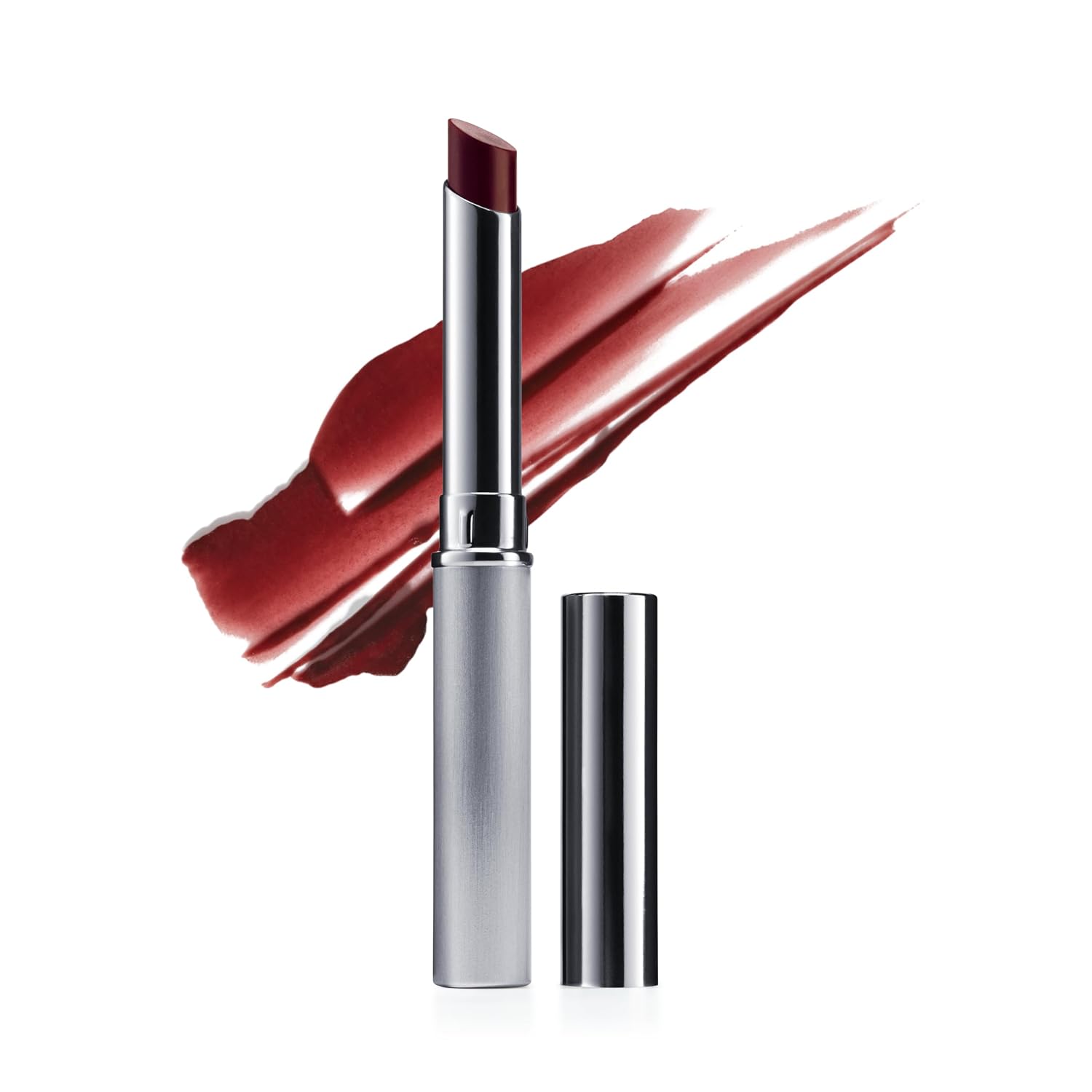 Clinique Almost Lipstick tinted lip balm in Black Honey, Pink, and Nude Honey with sheer, lightweight finish.