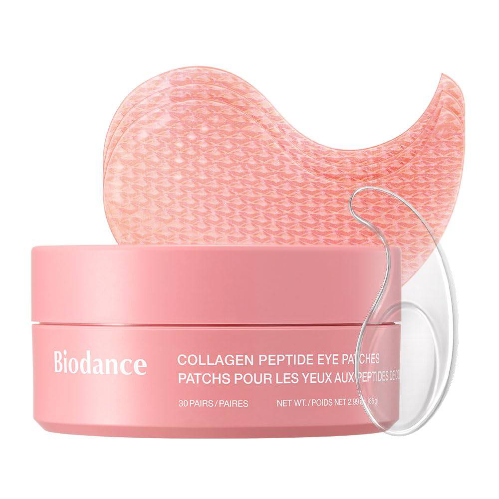 SlimBag BIODANCE Collagen Peptide Eye Patches for anti-wrinkle, under eye care, with 60 patches for fine lines and eye bags.