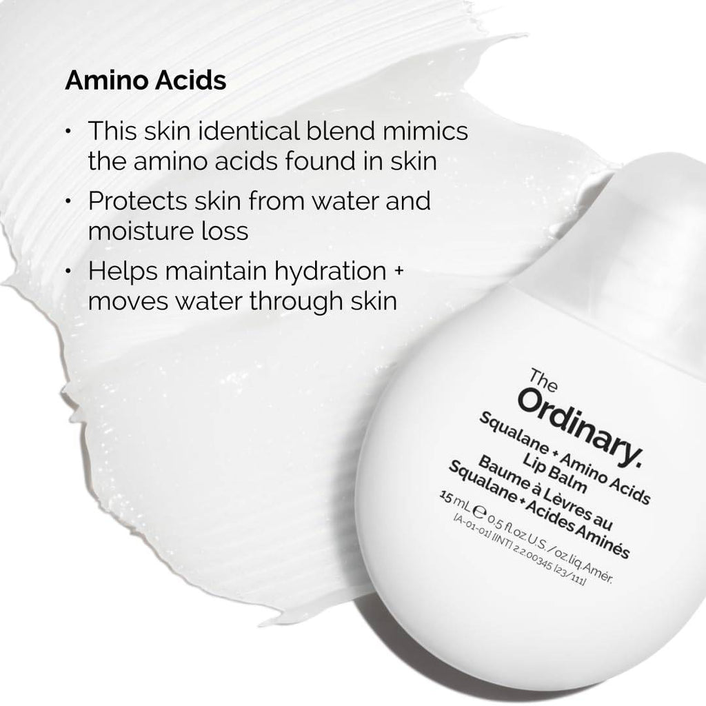 SlimBag The Ordinary Lip Care Duo with PHA exfoliating lip serum and squalane amino acids lip balm, skincare set for smooth lips