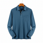 Men's Long Sleeve Polo | Classic Collar - photo 1
