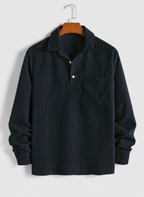 Men's Half-Button Shirt | Long Sleeve - photo 1