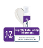 SlimBag CeraVe Skin Renewing Nightly Exfoliating Treatment bottle with pump, designed for gentle facial skin exfoliation and renewal.