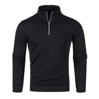 Men Turtleneck Half Zip Sweater