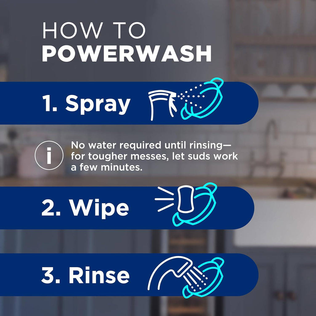 Dawn Platinum Powerwash Dish Spray, Dish Soap Liquid, Fresh Scent Bundle, 1 Spray + 3 Refills, 16oz Each (Pack of 4)