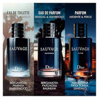 Christian Dior Sauvage Eau De Parfum Spray For Men, 3.4 Ounce