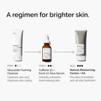 SlimBag The Ordinary Caffeine 3% + Escin 1% face serum in a 1 fl oz bottle, energizing serum for toning and tightening skin.