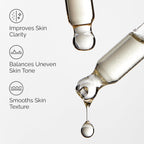 SlimBag Mandelic Acid 10% and Hyaluronic Acid serum bottle, gentle exfoliating skincare for clarity and hydration, 1 fl oz