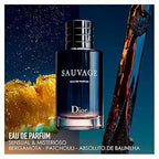 Christian Dior Sauvage Eau De Parfum Spray For Men, 3.4 Ounce