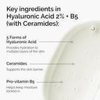 SlimBag serum bottle featuring The Ordinary Hyaluronic Acid 2% + B5 hydration serum for smoother, plumper skin.