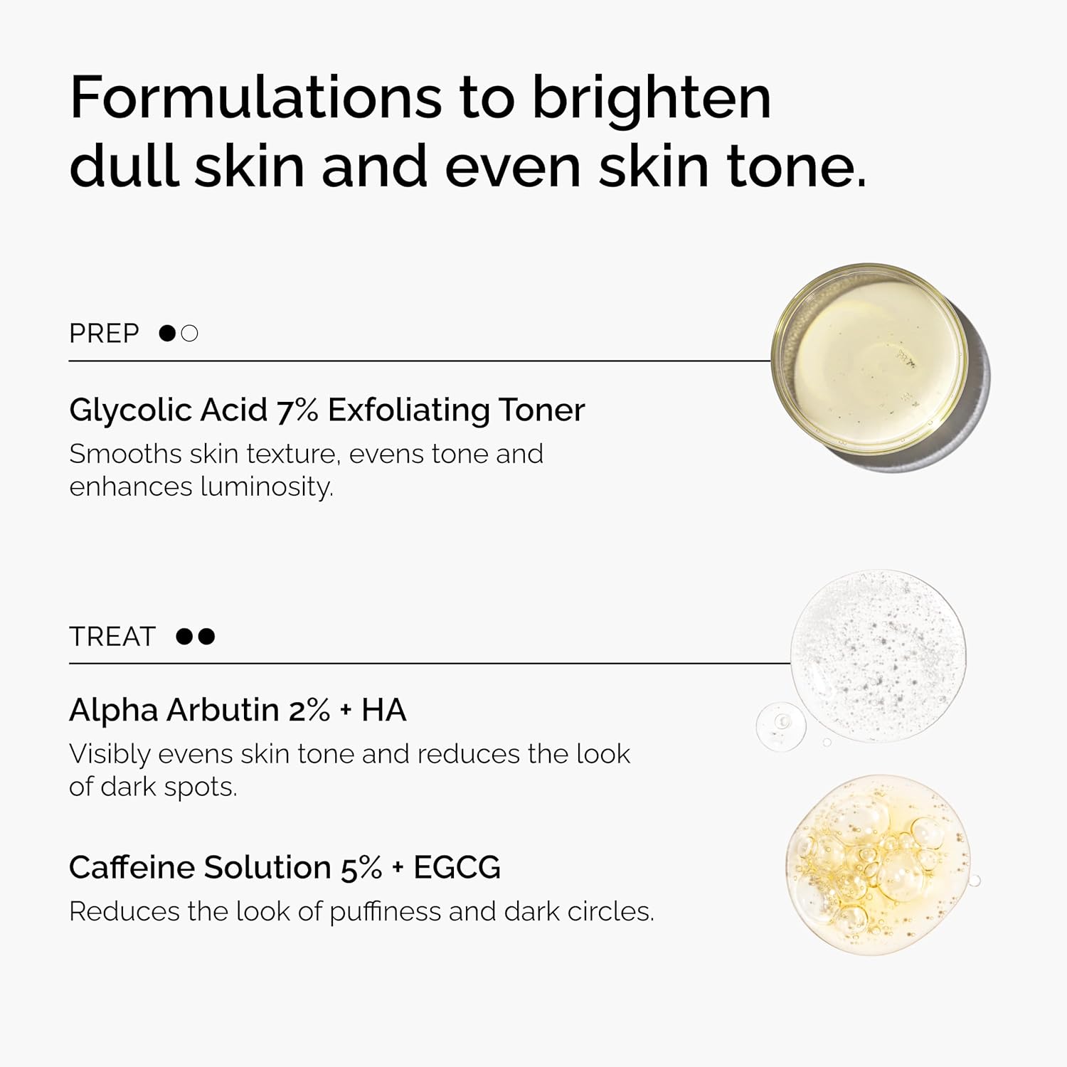 SlimBag The Ordinary Bright Set includes glycolic acid toner, alpha arbutin serum, and caffeine eye serum for radiant skin.