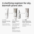 SlimBag The Ordinary Salicylic Acid 2% Clarifying Charcoal & Clay Mask for blemish-prone skin in a 1.7 fl oz jar.