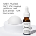 SlimBag The Ordinary Age Support Set featuring multi-peptide skincare, eye serum, and moisturizing factors for anti-aging skin care.