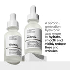 SlimBag skincare set with The Ordinary serums including Hyaluronic Acid, Niacinamide, and Caffeine Eye Serum for hydration and brightening