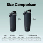 Owala FreeSip Sway Insulated Stainless Steel Water Bottle with Two-Way Spout, Built-In Straw and Bucket Handle, Made for Travel, School, and Sports, 30oz, BPA Free, Leak Proof, Foggy Tide