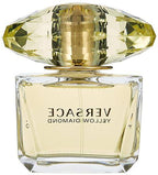 Versace Yellow Diamond women's 3 oz Eau de Toilette spray with a clear glass bottle and yellow liquid fragrance.