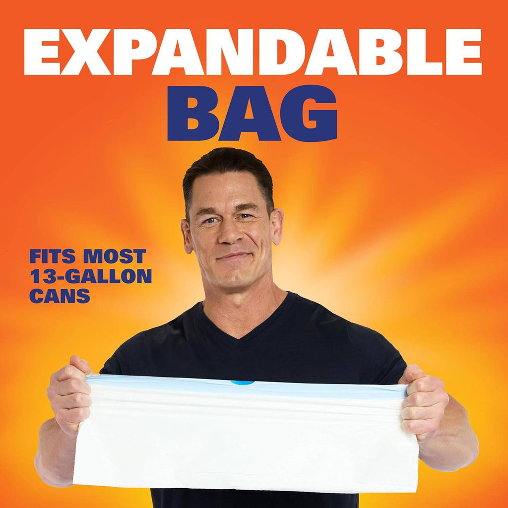 Hefty Ultra Strong Tall Kitchen Trash Bags, Lavender & Sweet Vanilla Scent, 13 Gallon, 80 Count