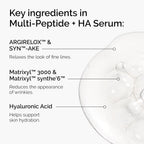 SlimBag The Ordinary Age Support Skincare Set featuring multi-peptide, eye serum, and moisturizing factors for anti-aging skin care.