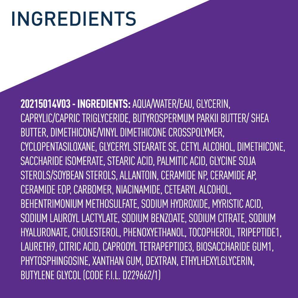 CeraVe Skin Renewing Night Cream, Niacinamide, Peptide Complex, and Hyaluronic Acid Moisturizer for Face, 1.7 Ounce, Packaging may Vary