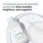 SlimBag The Ordinary Dull Skin Duo skincare set with Niacinamide 10% Zinc 1% and Caffeine 5% EGCG eye serum bottles