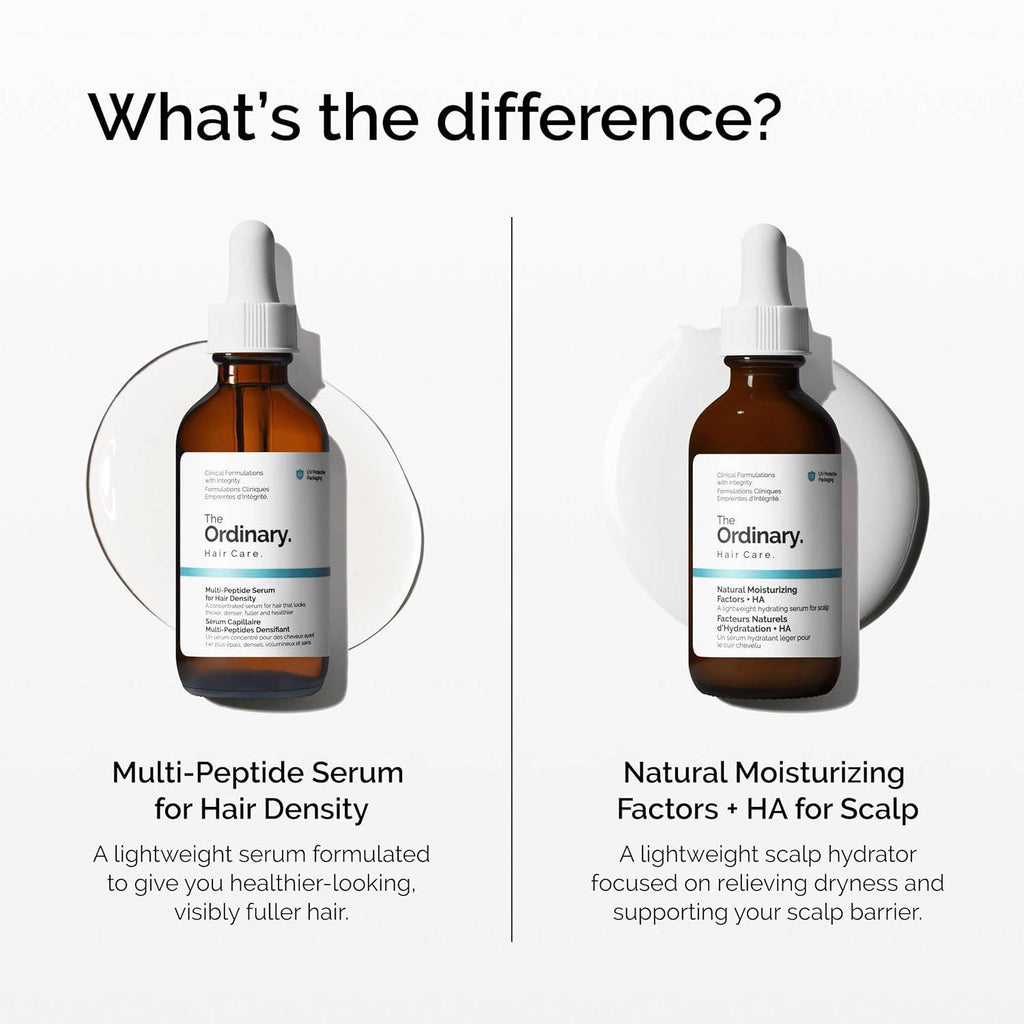 SlimBag Natural Moisturizing Factors and Hyaluronic Acid scalp serum with squalane, lightweight hydrating formula in a 2 fl oz bottle.