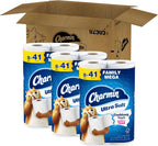 Charmin Ultra Soft Cushiony Touch Toilet Paper, 24 Family Mega = 123 Regular Rolls, White