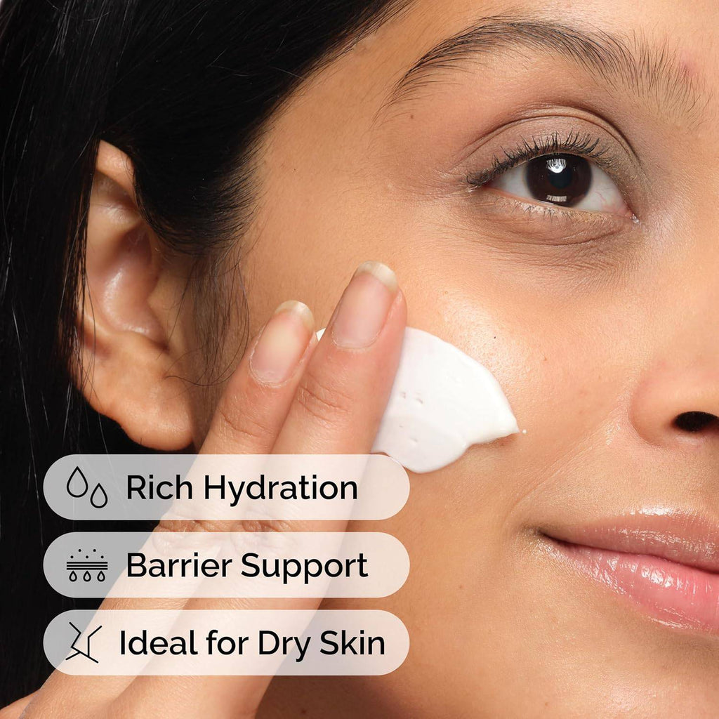 Rich moisturizer by SlimBag with Natural Moisturizing Factors and PhytoCeramides for dry skin and barrier support.