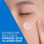 SlimBag CeraVe PM Facial Moisturizing Lotion with hyaluronic acid and niacinamide, lightweight oil-free night cream for face.
