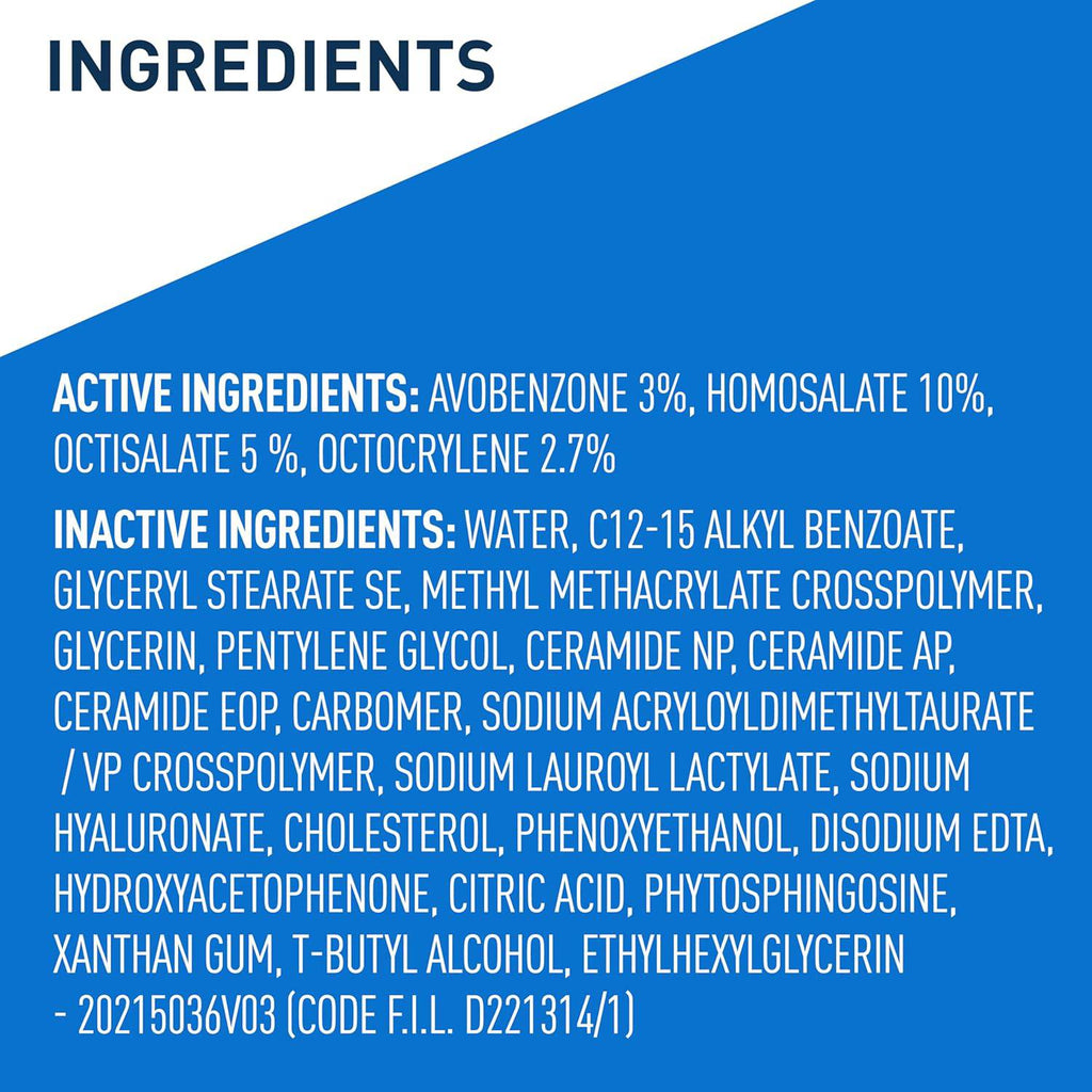 CeraVe Ultra-Light Moisturizing Lotion with SPF 30, oil-free daily face moisturizer with hyaluronic acid and ceramides, matte finish.