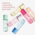 Calvin Klein Hair & Body Perfume Mist in a sleek spray bottle, featuring a gourmand, fruity, vanilla, and floral scent.